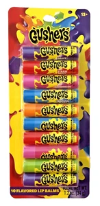 Taste Beauty Gushers Fruit Candy Flavored Lip Balm 10 Count 1.2 oz - Picture 1 of 4