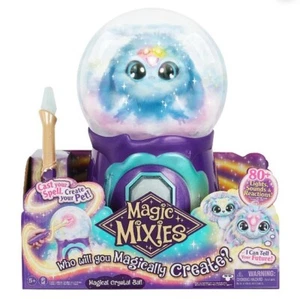 Magic Mixies Magical Misting Crystal Ball with Interactive 8 inch Blue Plush Toy - Picture 1 of 2