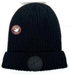 Neu mit Etikett Canada Weather Gear Strickmütze mit Bündchen Beanie Thermo Plüschfutter rundes Logo - Bild 1 von 4