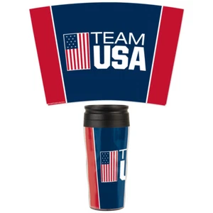 USOC Team USA Logo Travel Mug Contour 16 oz. - Picture 1 of 1