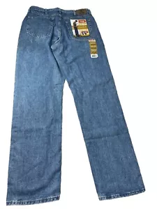Neu Wrangler Jeans RELAXED FIT Herren Reißverschluss Hosenschlitz gerades Bein Größe 34x34. MB6 - Bild 1 von 8
