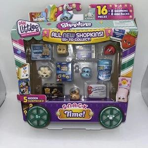 Shopkins Real Littles Snack Time 16 Pezzi Bagel Bites Jet Soffed Airheads. - Foto 1 di 9