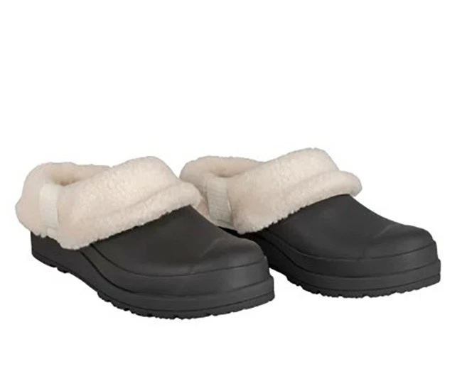 Hunter Ladies' Size 6 PLAY Insulated Clog Black