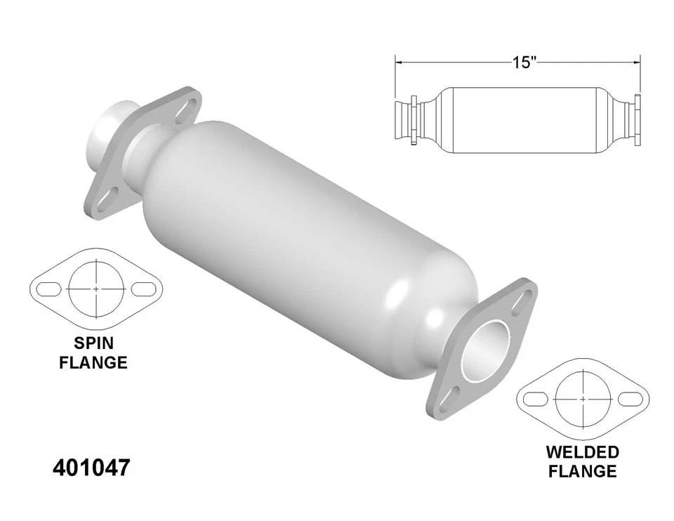 Convertidor catalítico para Mitsubishi Mirage 1987-1988 Foto 1 de 2