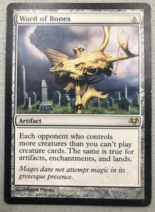 Magic The Gathering Ward of Bones #174 Rare - Picture 1 of 2