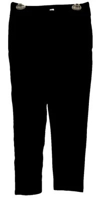 Marla Wynne Straight Leg Pants Black Sz 10 Pull On Stretch Women AA804 - Imagem 1 de 4