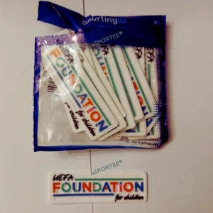 IRON ON ORIGINAL SPORTING ID UEFA FOUNDATION YOUTH PATCH BADGE PARCHE - Imagen 1 de 3
