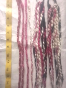 Dreads rosa, bianco e nero - Foto 1 di 3