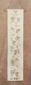Creative Expressions 1609 REALLY GOOD DAY Crewel Kit 6" x 26" Banner MICE - Picture 1 of 2