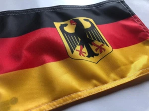 Deutschland mit Adler 90x150 cm Premiumqualität Flagge Fahne mit Karabiner - Bild 1 von 1