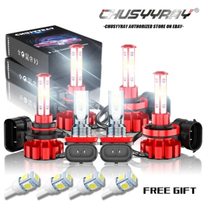 Farol combo de LED alto e baixo + lâmpadas de neblina para Mazda 6 2014-2017 CX-9 2013-2015 - Imagem 1 de 4