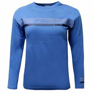 Nike Boys Long Sleeved Top Casual Athletic T-Shirt Blue 422626 431