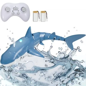 Remote Control Shark Toy High Speed RC Boat for Kids Adults Gift - Picture 1 of 11