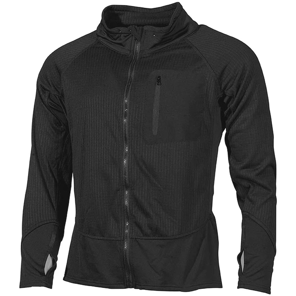 Mfh Us Tactique Soft Shell Jacket Hommes Armée Combattre Couche Base Chemise Noi - Photo 1/1
