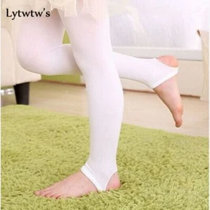 Dance Tight Stockings - Thick Velvet Baby Girl Stocking Toddlers Ballet Clothes - Picture 1 of 24