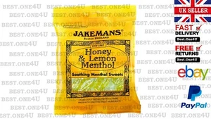 JAKEMANS SOOTHING SWEETS FLAVORS( Honey & Lemon Menthol) 100g **UK SELLER** - Picture 1 of 6