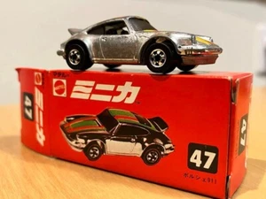 Hot Wheels Mattel Mini Car 47 porsche 911 Red Box Redlines Vintage Retro - Picture 1 of 9