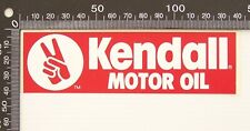 VINTAGE KENDALL MOTOR OIL USA CAR RACE RACING SPONSOR CAR RACE PROMO STICKER