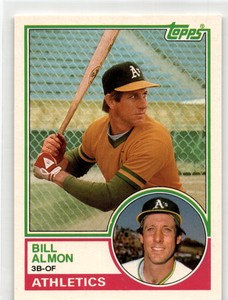 1983 Topps Traded #2T Bill Almon  Oakland Athletics MLB Vintage Baseball Card