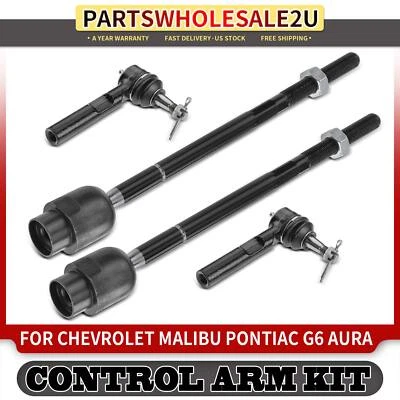 4x Extremo de barra de amarre interior y exterior para Chevrolet Malibu 2004-2012 Pontiac G6 2005-2010 Foto 1 de 4