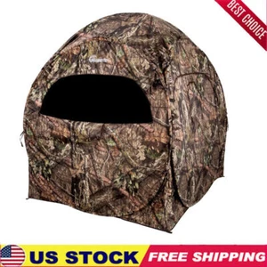 Run & Gun Hunting Blind Lightweight 2 Person Ground Blind Hunting Blind One Size - Picture 1 of 5