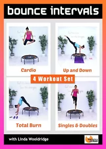 MINI TRAMPOLINE DVD - Barlates Body Blitz BOUNCE INTERVALS SERIES - 4 Workouts - Bild 1 von 2
