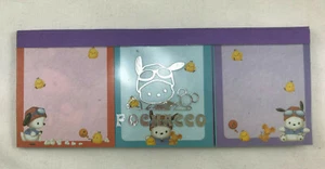 Vtg Sanrio 1999 POCHACCO 2.5" Mini Note Pad 3 Designs 115 sheets - Bild 1 von 5