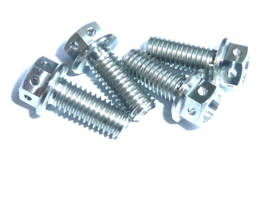 HONDA CRF125F 2014-2024 FRONT BRAKE ROTOR DISC BOLT KIT TITANIUM RACE SPEC - Image 1 of 4