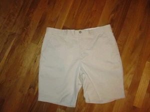 Men's Calvin Klein Khaki Beige Chino Shorts Fits Size 37 - Picture 1 of 5