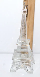 Kristallglas Eiffelturm 7" hoch geätzt mit Details Sammlerstück - Bild 1 von 4