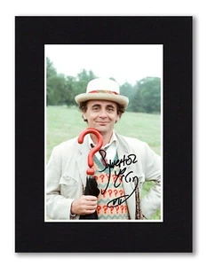 FOTO firmada por Sylvester McCoy de montaje 8X6 preimpresión lista para enmarcar regalo de DOCTOR WHO - Imagen 1 de 3