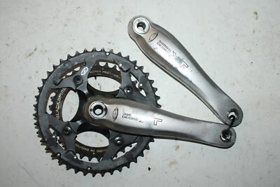 Shimano Deore XT Crankset 180mm BCD104 44/34t Octalink Hallowtech USA Shipping - Image 1 of 4