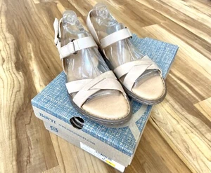 Born Jemez Natural/Light Brown Leather Strap Sandals Women’s Size 9M F62202 - Picture 1 of 10
