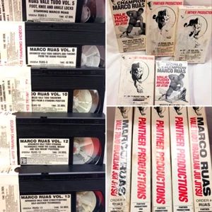 MARCO RUAS VALE TUDO BRAZILIAN JUI JITSU VOL 5, 8, 10, 12, & 13 VHS TAPES - Picture 1 of 9