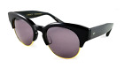 Dita Liberty Round Women's Sunglasses, Black/18kt Gold - Retail $450