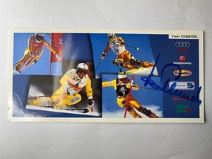 Autogramm VRENI SCHNEIDER-Aki Alpine SCHWEIZ-SC Ulm-3x OLYMPISCHES GOLD-signiert - Bild 1 von 3