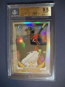 DELINO DESHIELDS 2014 Bowman Chrome Draft Refractors #73 BGS GEM MINT 9.5 RC - Picture 1 of 1