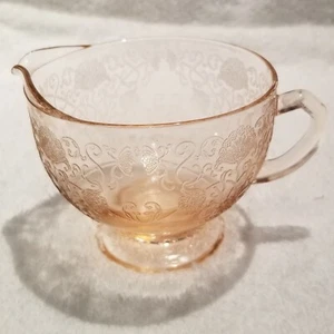 Hazel-Atlas Florentine Pink creamer depression glass - Picture 1 of 1