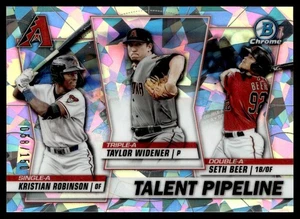2020 Bowman Talent Pipeline Atomic Refractors Kristian Robinson/Taylor - Picture 1 of 2