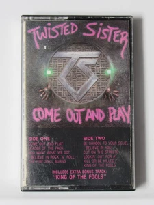Twisted Sister Come Out And Play Cassette Tape Album 1985 Atlantic Records FREE - Picture 1 of 3