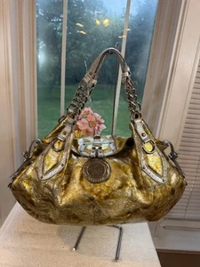 borsa hobo con tracolla a catena Versace as is (PU100 - Foto 1 di 16
