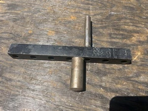 10 Zoll Metall-Spinnwerkzeugauflage 1/2 Zoll Löcher 1 Zoll Pfostendurchmesser 4-1/2" Werkzeuglänge - Bild 1 von 8