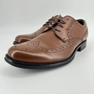 Dockers Wycliff Dress Shoes Men’s Size 10M Brown Oxford Wingtip 90-36432 NWOB - Picture 1 of 11