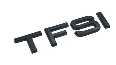 PARA AUDI TFSI negro brillante insignia trasera/letras UK STOCK A3 S3 Foto 1 de 3