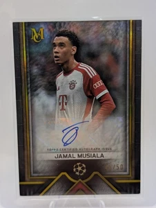 2022-23 Topps Museum Collection Jamal Musiala Autograph Gold/50 Bayern Munich ๐ฅ - Picture 1 of 5