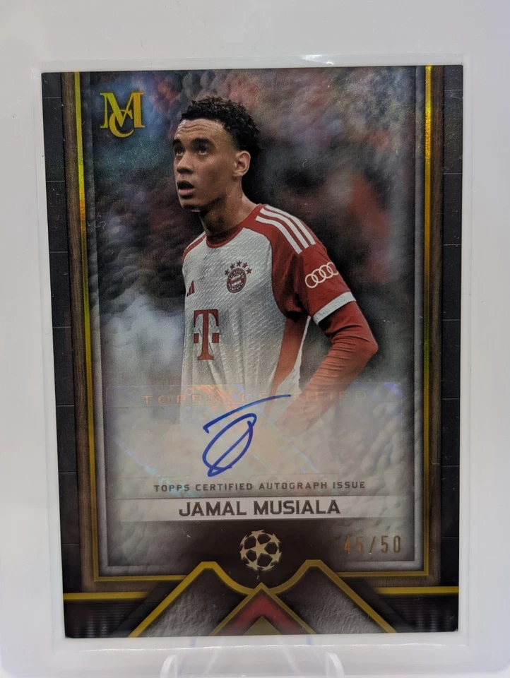 2022-23 Topps Museum Collection Jamal Musiala Autograph Gold/50 Bayern Munich 🔥 - Image 1 of 4