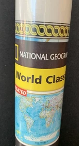 National Geographic World Laminated Map New 43.5x X 30.5 2019 - Picture 1 of 5