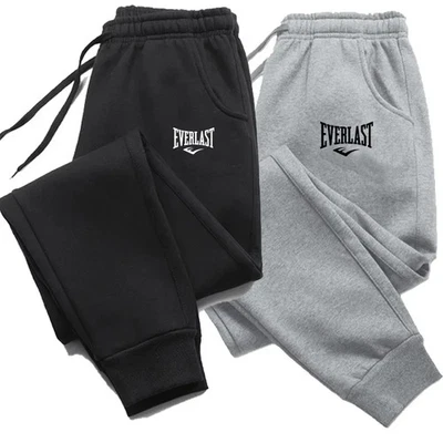 Men Women Joggers Fleece Regular Fit Casual Gym Jogging Bottoms Trouser Pants - Image 1 of 4