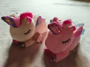 schlafendes Plüsch Einhorn Unicorn 20cm mit Saugnapf - Neu - Bild 1 von 13