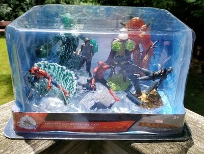 Disney Marvel Homem-Aranha Longe de Casa Deluxe 7 peças Conjunto de Jogo de Estatuetas NOVO Coleção - Imagem 1 de 4